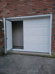 walk through garage door