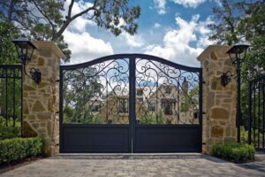 iron gate installation